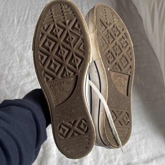 Converse White Platform Sneakers - Picture 5 of 5